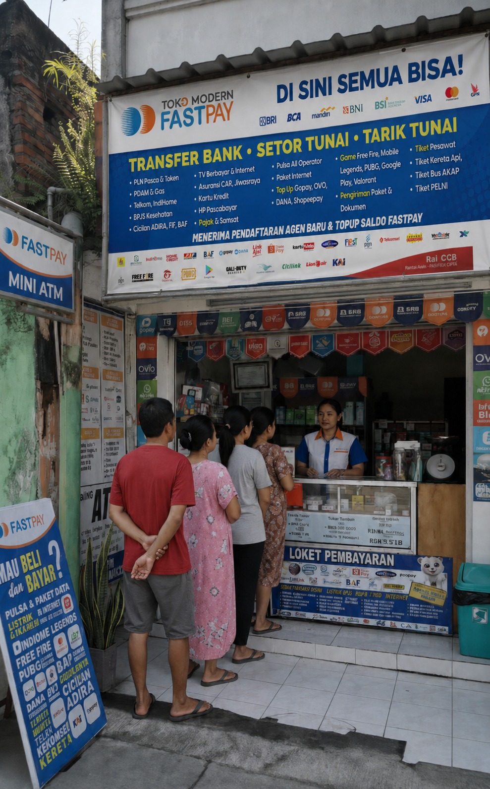 1. Pelanggan Datang