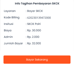 3. Konfirmasi & Proses